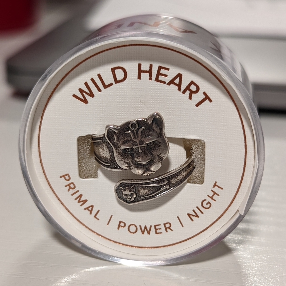 Sterling Silver Alex & Ani Cat Ring stamped 925